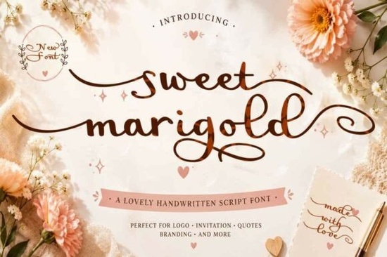 Sweet Marigold Font